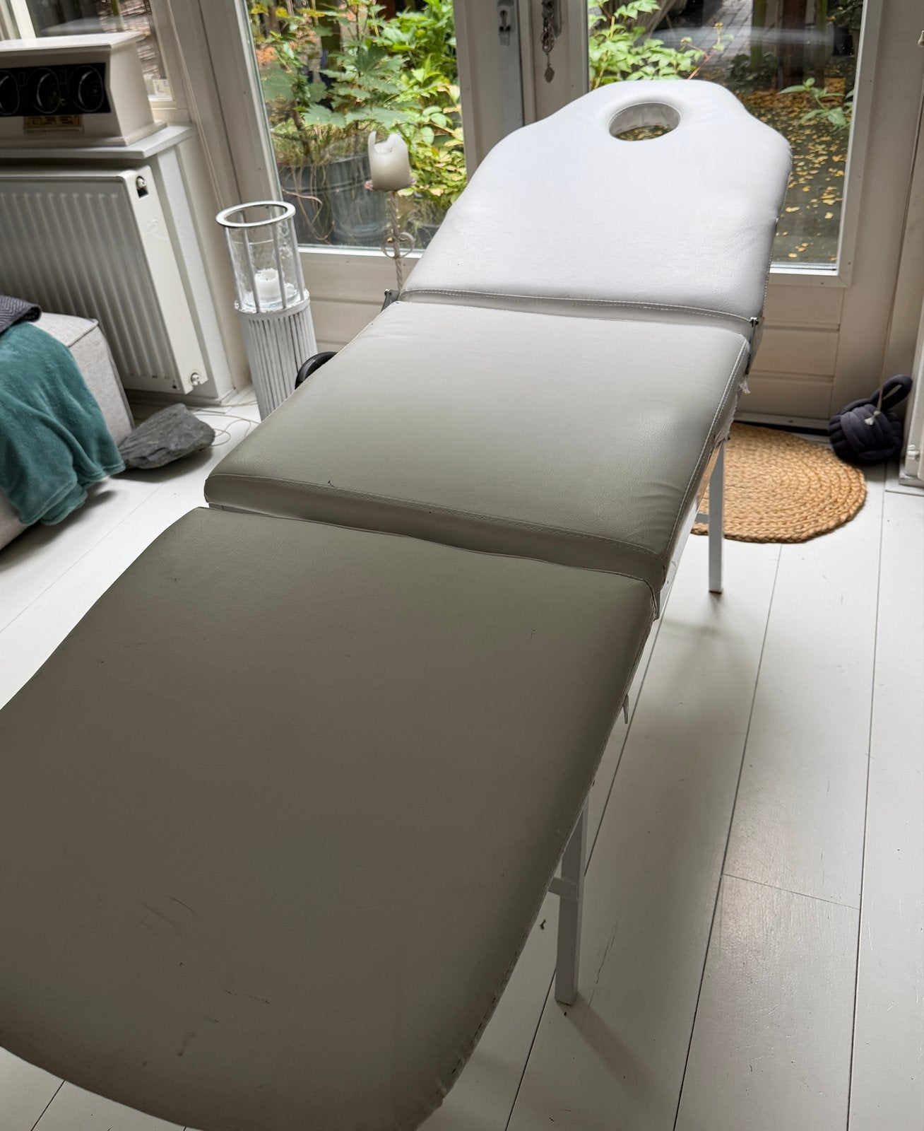 Inklapbare behandelstoel/behandelbed/ massagetafel, Sport en Fitness, Massageproducten, Ophalen, Gebruikt, Massagetafel