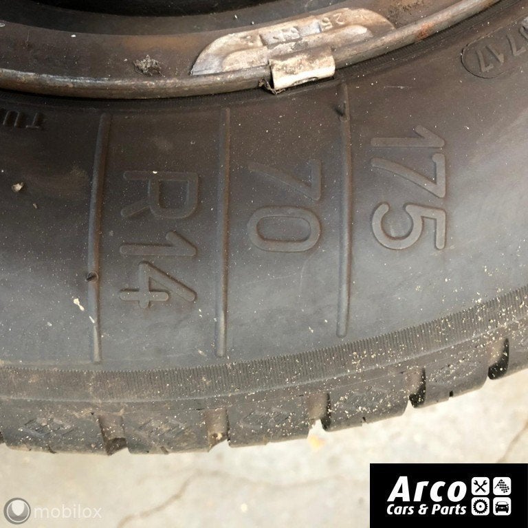 Hyundai i20 Reservewiel 175 / 70 / 14 inch. APK Waardig, 14 inch, Gebruikt, 175 mm