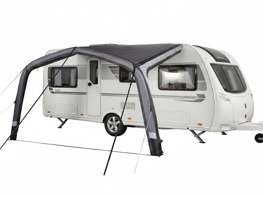 Obelink sunroof 330 easy air cooldark luifel met zijwanden, Caravans en Kamperen, Ophalen, Zo goed als nieuw