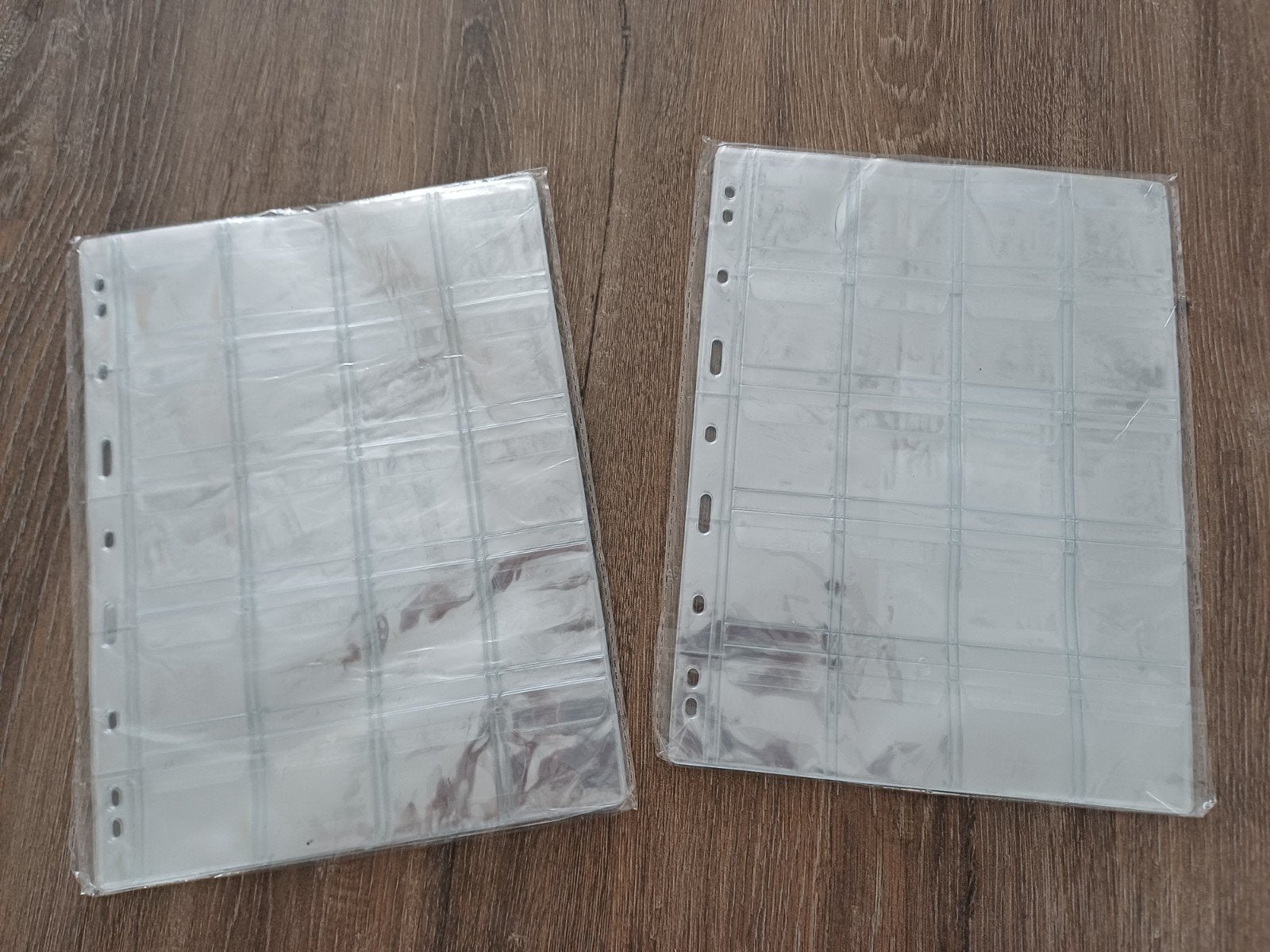Insteekhoesjes voor munten/postzegels e.d. 20 vellen, Ophalen of Verzenden