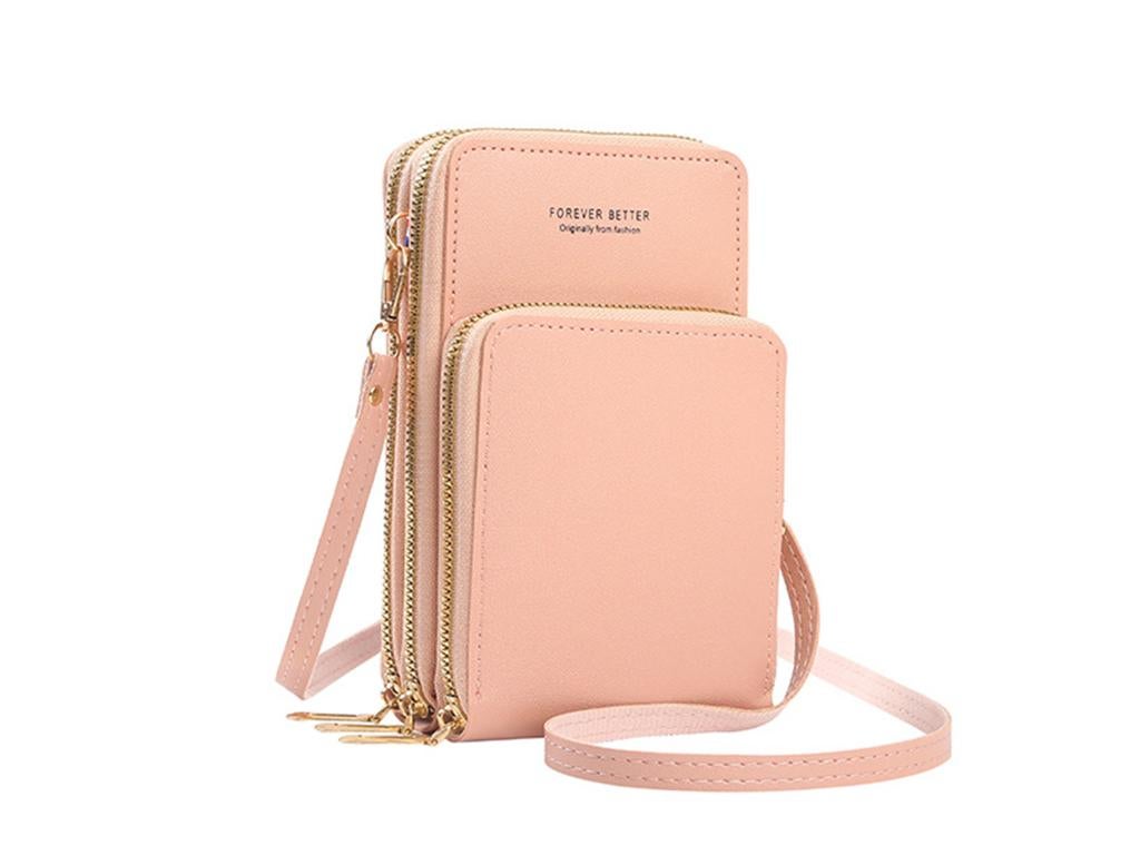 Telefoontas - crossbody - multifunctioneel - roze, Ophalen, Nieuw, Roze, Schoudertasje