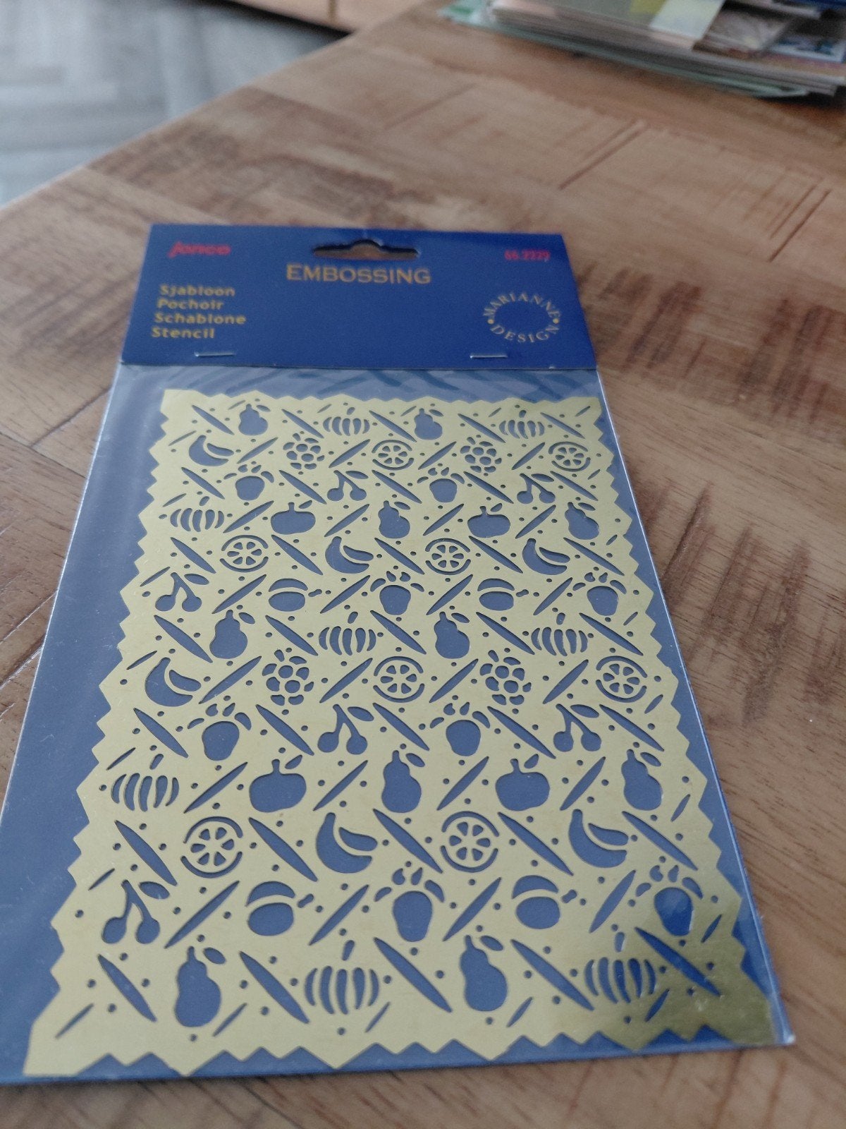 nieuw 2x embossing sjabloon, Verzenden, Nieuw, Overige thema's, Pons of Mal