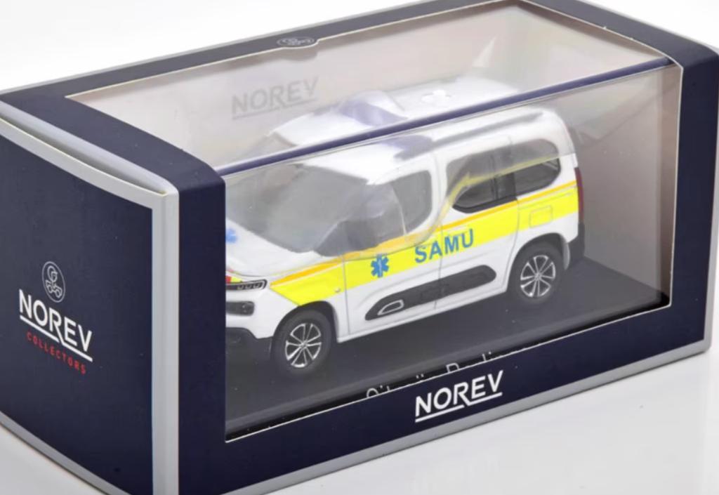Citroen Berlingo 2020 SAMU schaal 1/43 Norev ref: 155769, Verzenden, Nieuw, Auto, Norev