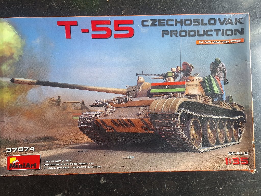 T-55 Czechoslovak production - Miniart 1/35, Overige merken, Tank, Verzenden, 1:32 tot 1:50