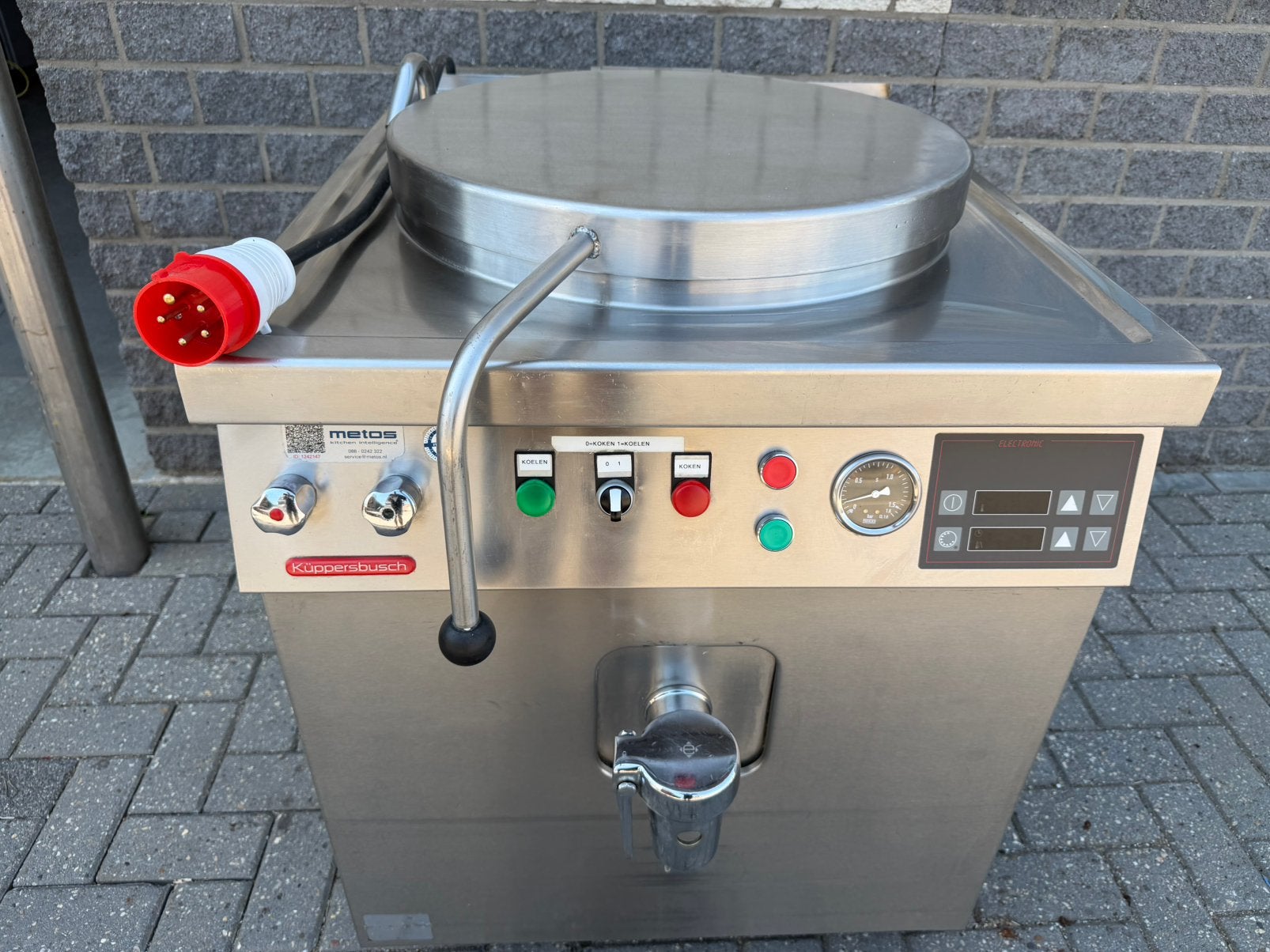 Spako kookketel 250 liter cutter lintzaa gehaktmolen stopbus, Ophalen of Verzenden, Gebruikt, Bakkerij en Slagerij