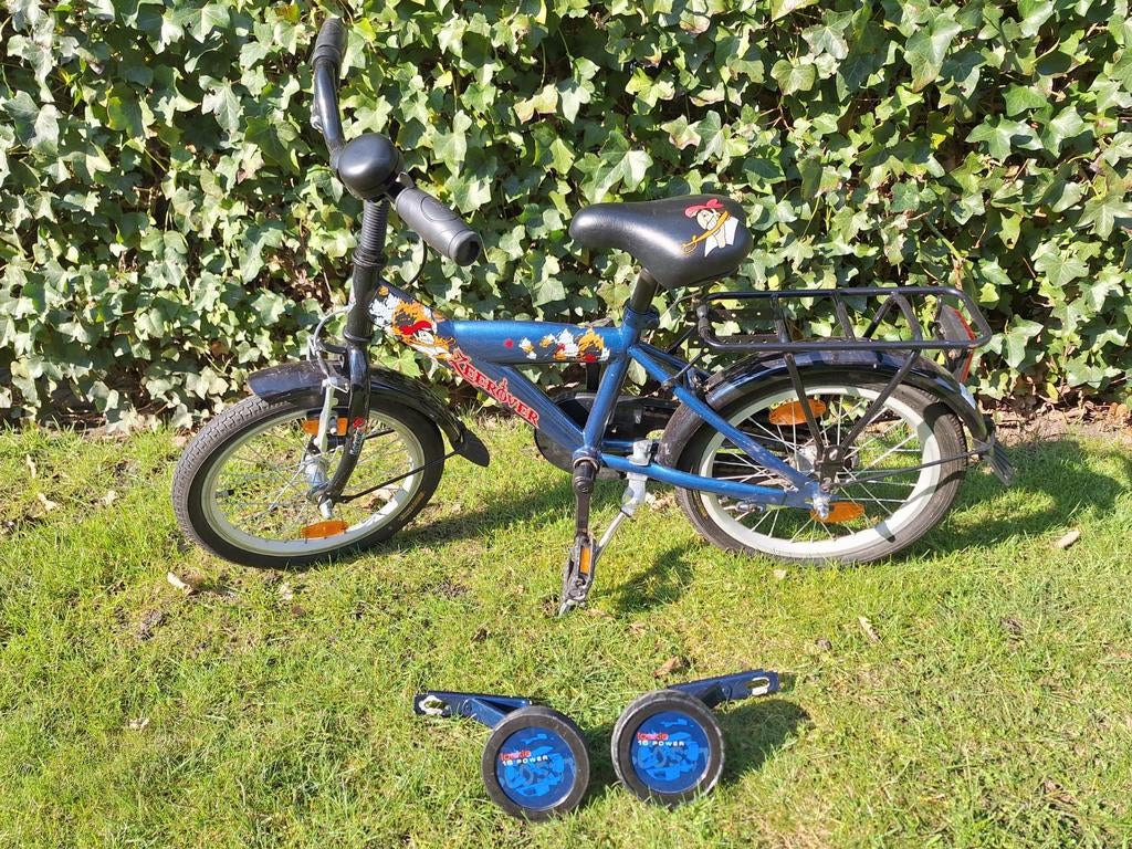 Loekie Zeerover 16 inch jongensfiets met zijwieltjes, Fietsen en Brommers, Fietsen | Jongens, Ophalen, Zo goed als nieuw, 16 inch