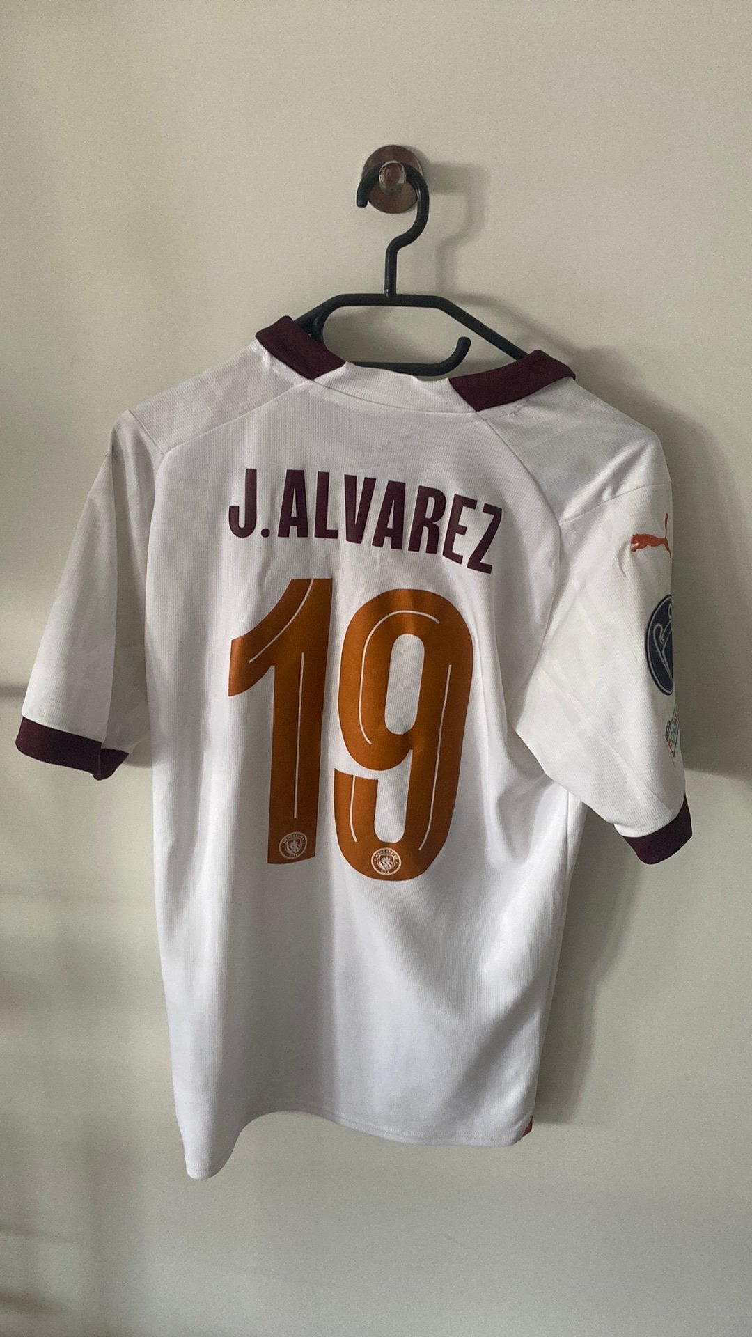 Julian Alvarez voetbalshirt mamchester city, Verzamelen, Ophalen of Verzenden, Zo goed als nieuw, Buitenlandse clubs, Shirt
