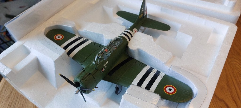 Franklin Mint Armour 1/48 SBD DAUNTLESS ref B11E081, Verzamelen, Luchtvaart en Vliegtuigspotten, Ophalen of Verzenden, Nieuw, Schaalmodel