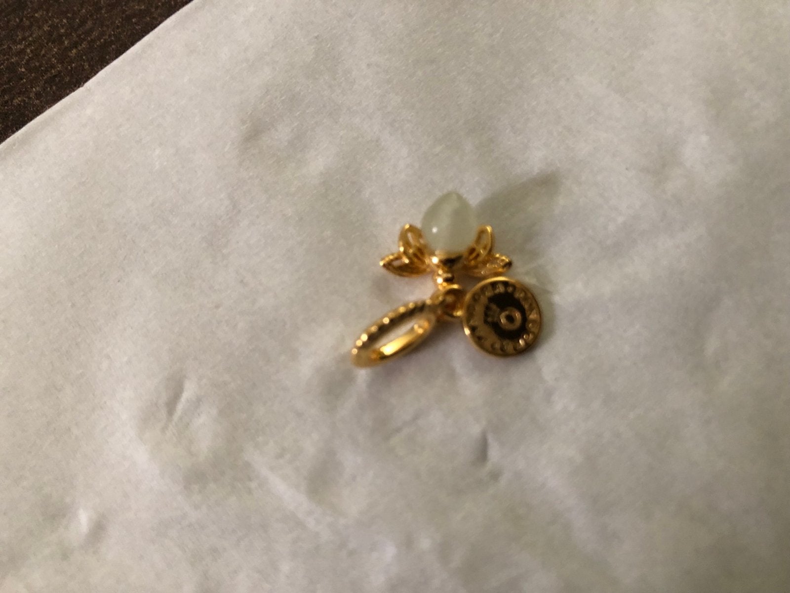 Gouden Vuurvlieg Bedel voor Bedelarmband, Overige merken, Nieuw, Ophalen of Verzenden, 1 bedel