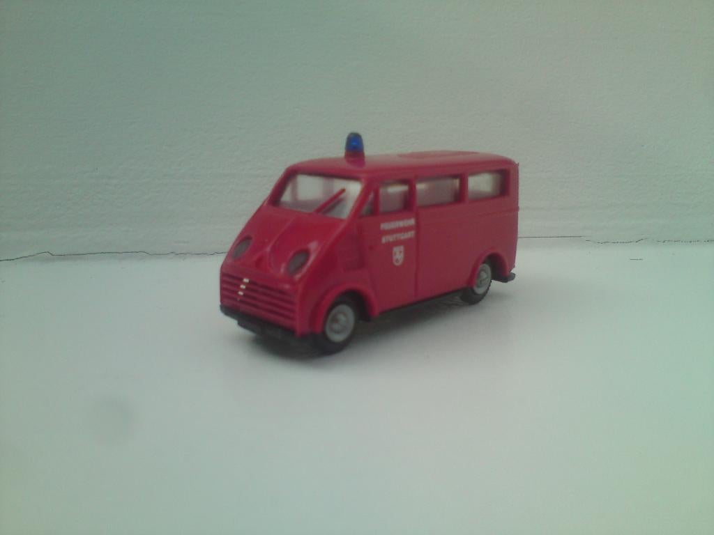 Busch / Praline DKW F89 L bestelbus Feuerwehr / brandweer., Ophalen of Verzenden, Gebruikt, Auto, Brekina