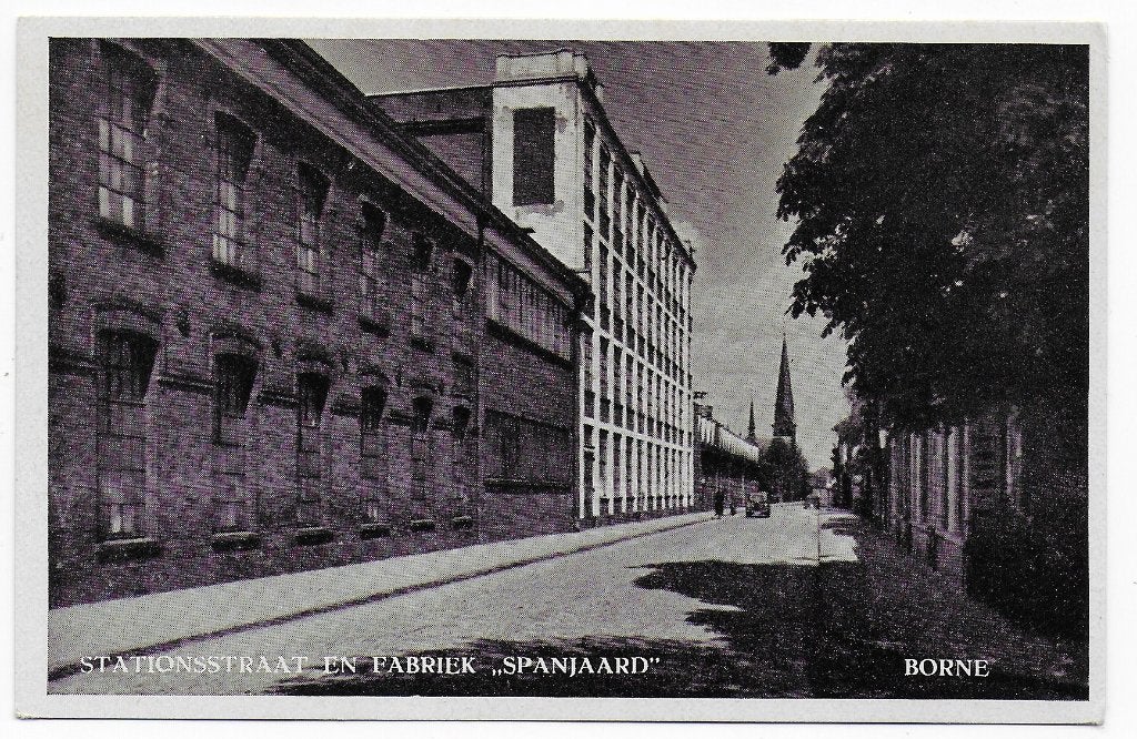 Borne Fabriek Spanjaard Ongelopen Ansichtkaart ( B6843, Ophalen of Verzenden, 1960 tot 1980, Ongelopen