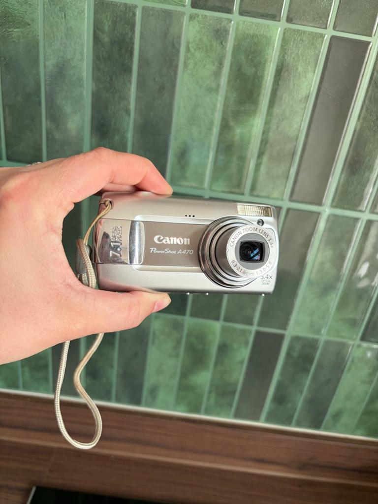 Canon PowerShot A470 Compact Camera - Zilver, Gebruikt, Canon, Compact, Ophalen of Verzenden