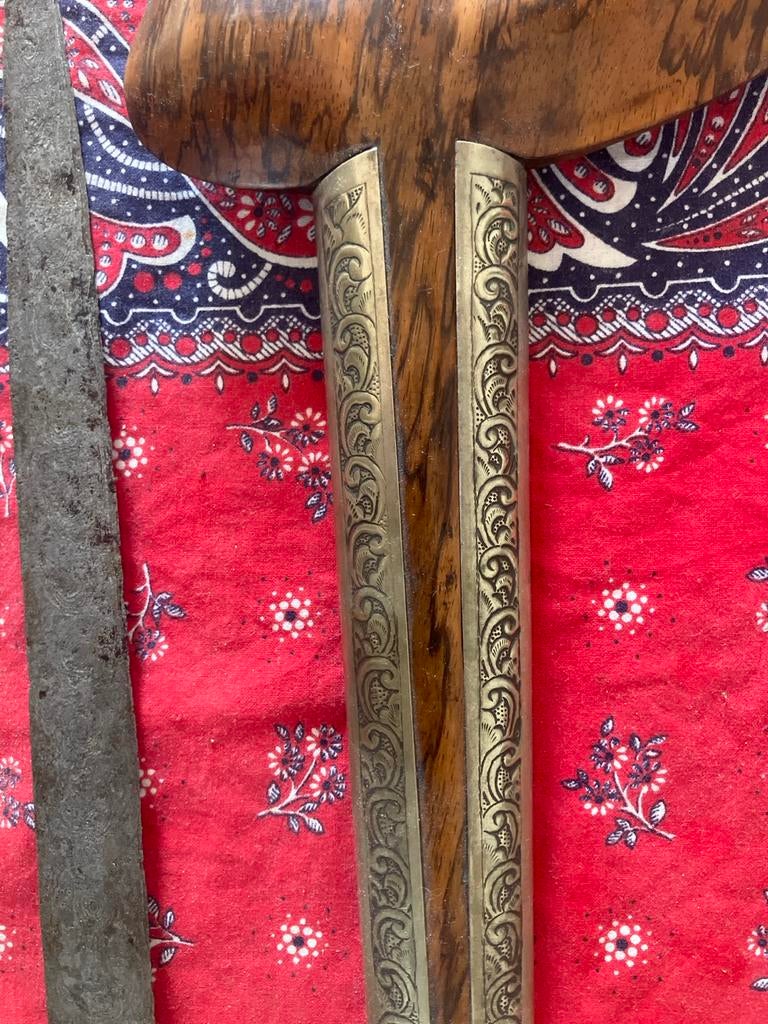 Antieke Indonesische Kris met Schede - Handgemaakt, Ophalen of Verzenden