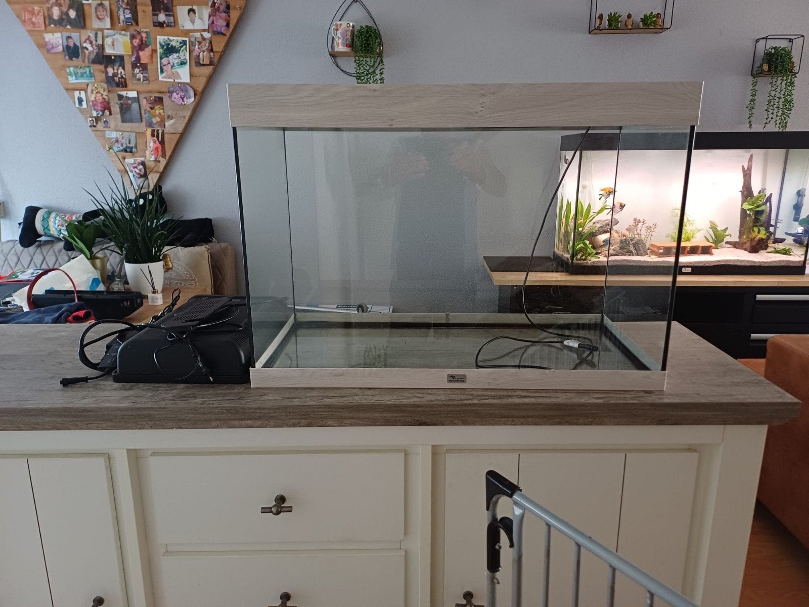 Aquarium  merk aquatlantis, Ophalen, Zo goed als nieuw, Leeg aquarium