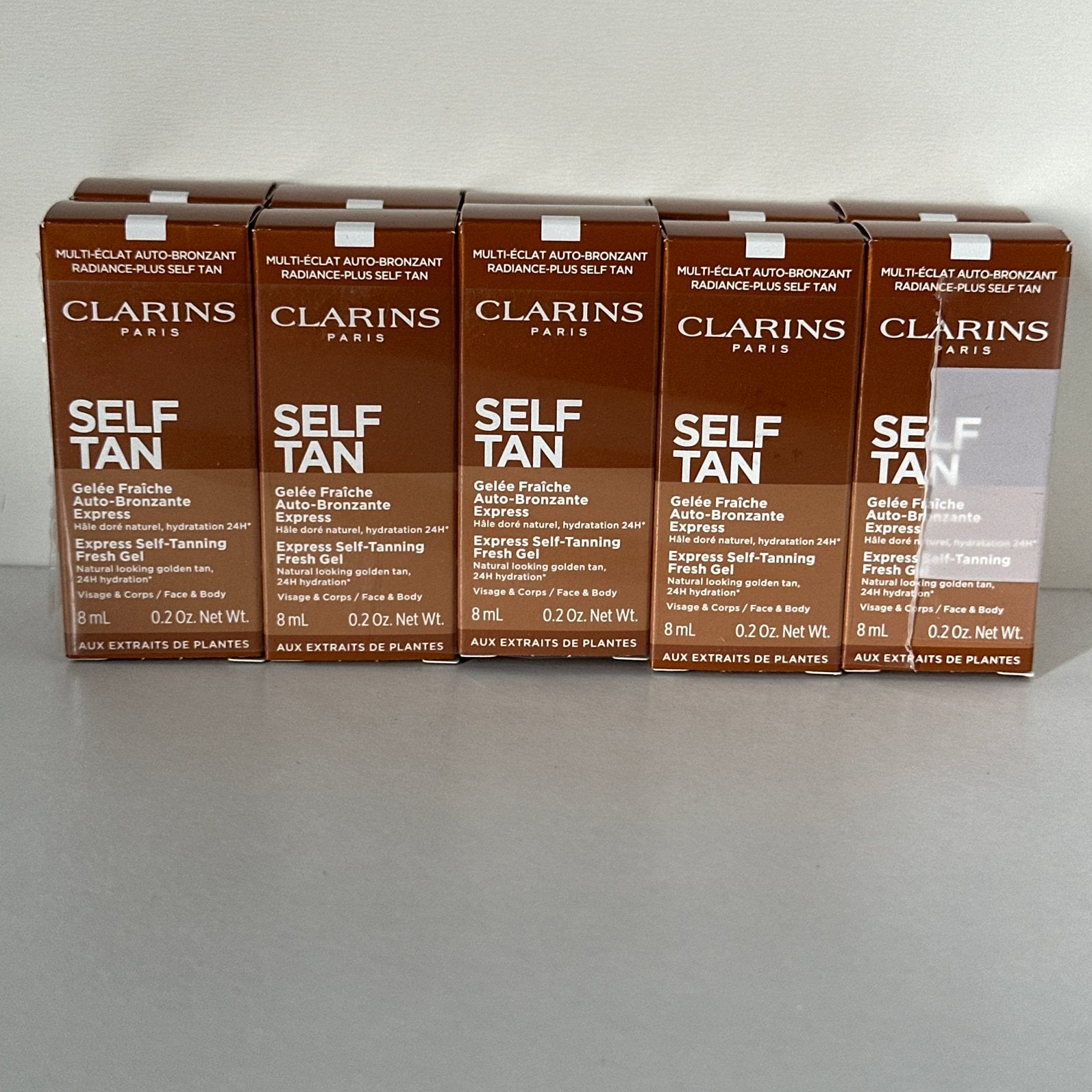 Clarins Express Self-Tan Fresh Gel Face & Body 80 ml, Ophalen of Verzenden, Nieuw