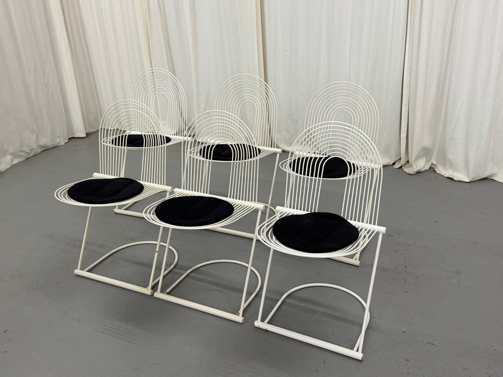 6 Swing chairs, Ophalen, Gebruikt, Wit, Design