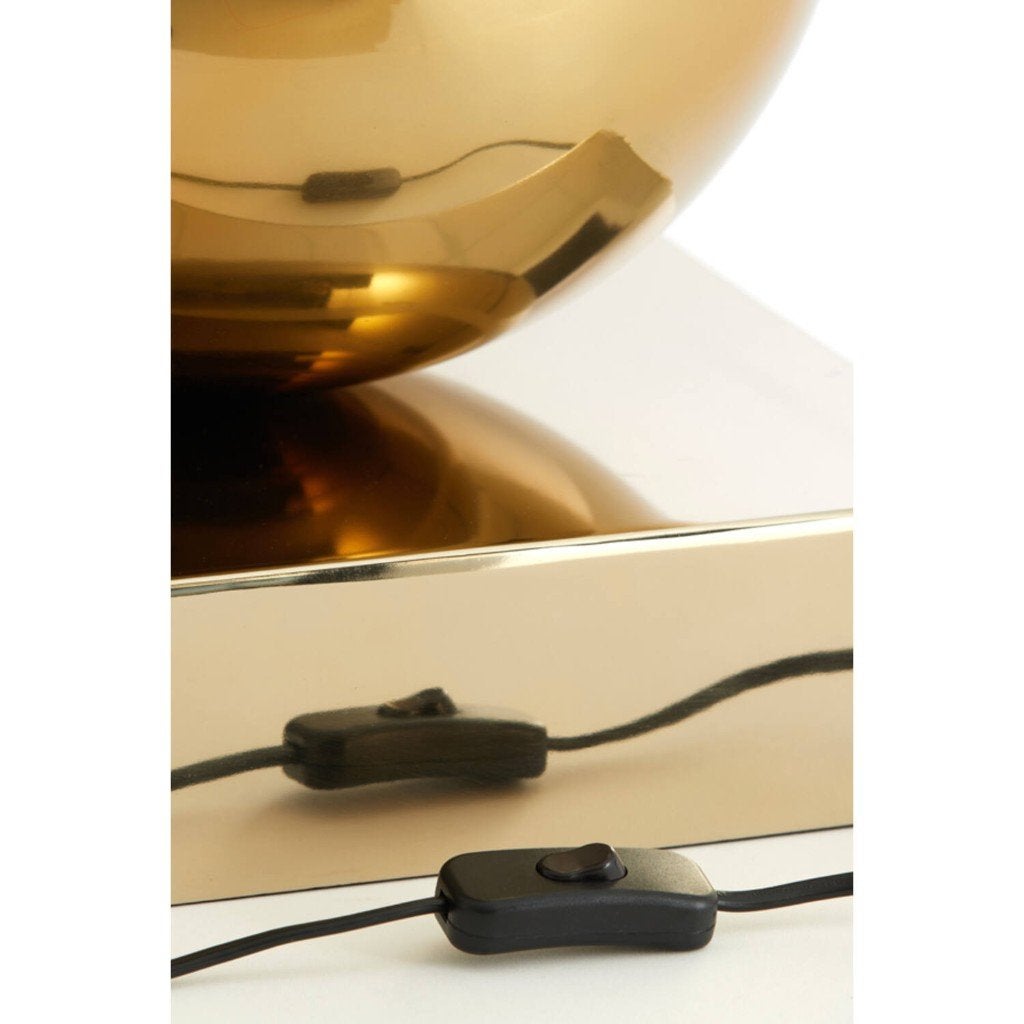 Elegante grote tafellamp lampvoet LOVIS goud Light & Living, Metaal, Nieuw, Goud, Light & Living