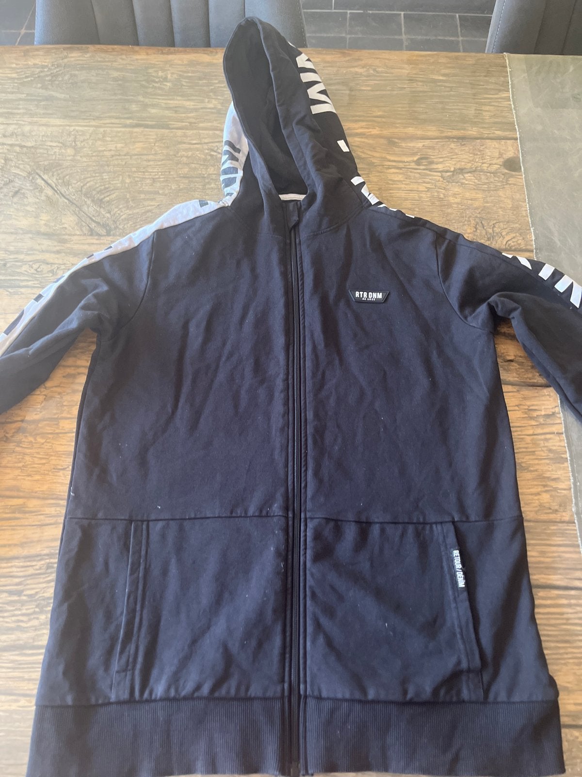 Retour hoodie zwart maat 15/16 (M), Ophalen of Verzenden, Gebruikt, Jongen, Trui of Vest