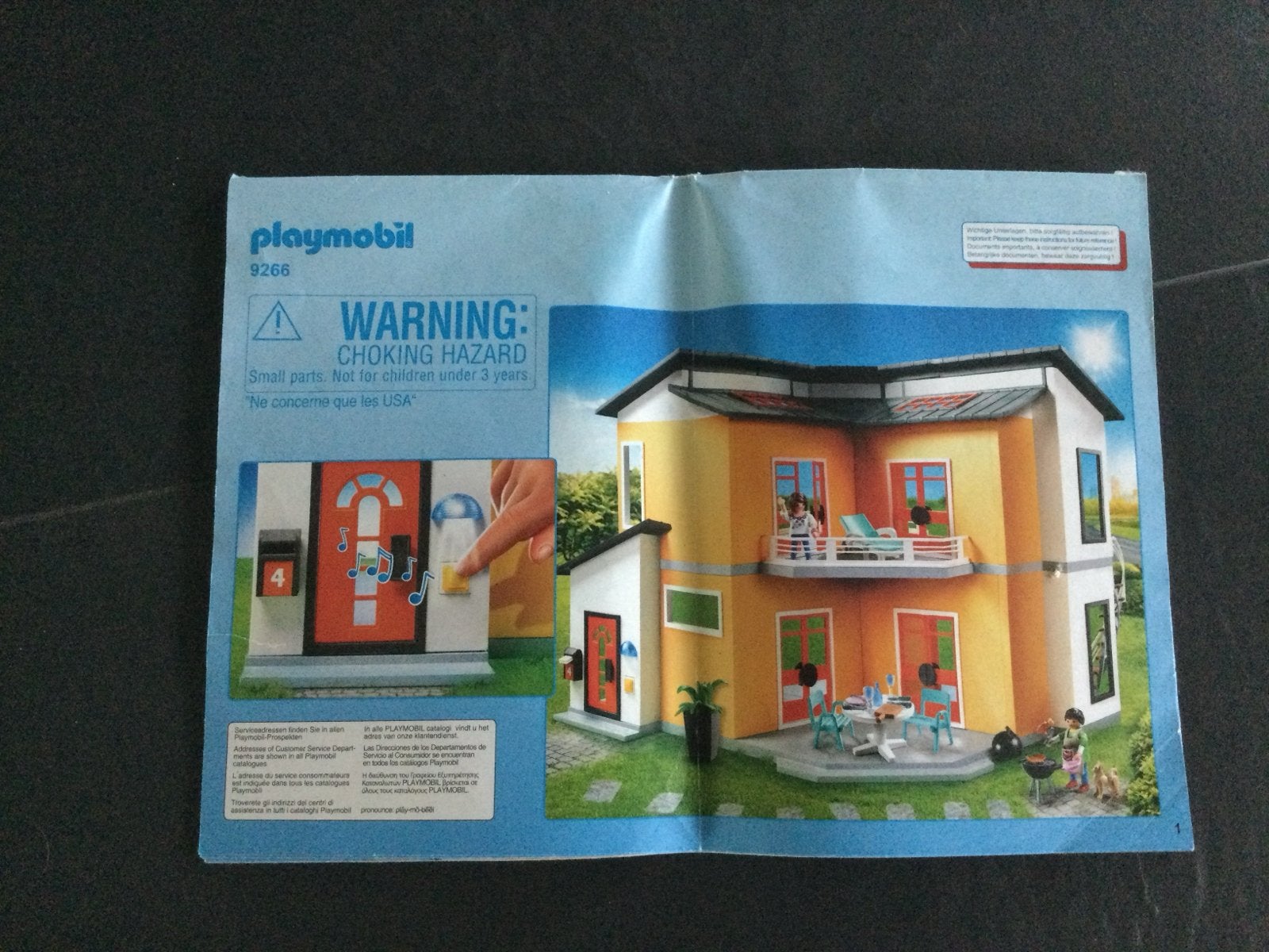 Playmobil Modern Woonhuis 9266 - Zo goed als nieuw, Gebouw, Complete set, Ophalen of Verzenden, Zo goed als nieuw