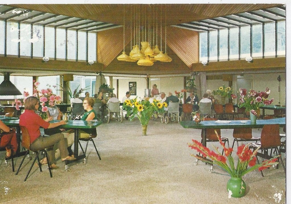 K7251 gelopen ansichtkaart interieur roosevelthuis doorn, Ophalen of Verzenden, 1980 tot heden, Gelopen, Utrecht
