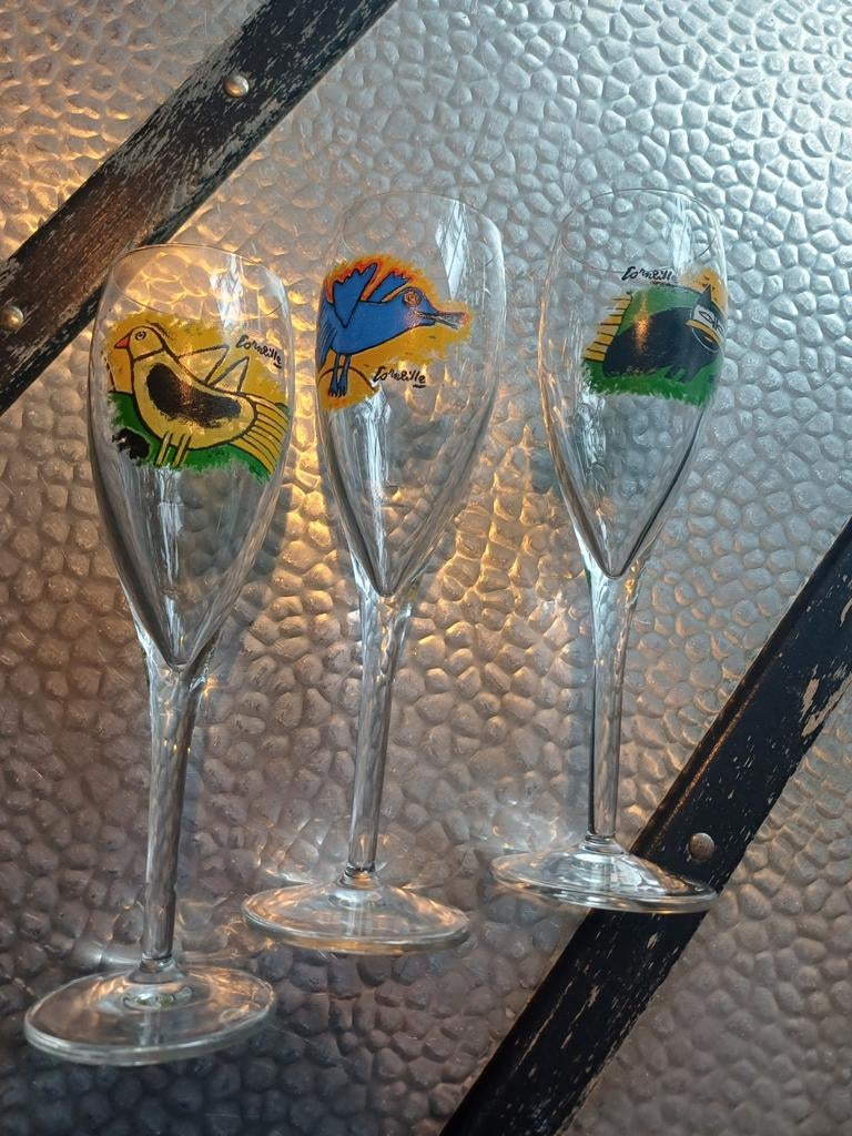 Corneille champagne glazen, Antiek en Kunst, Ophalen of Verzenden