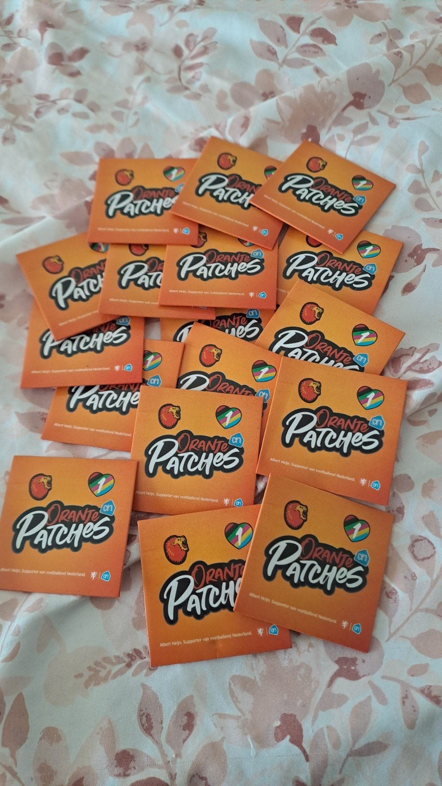 Albert Heijn Oranje Patches - Voetbal Nederland, Albert Heijn, Onbekend, Ophalen of Verzenden, Onbekend