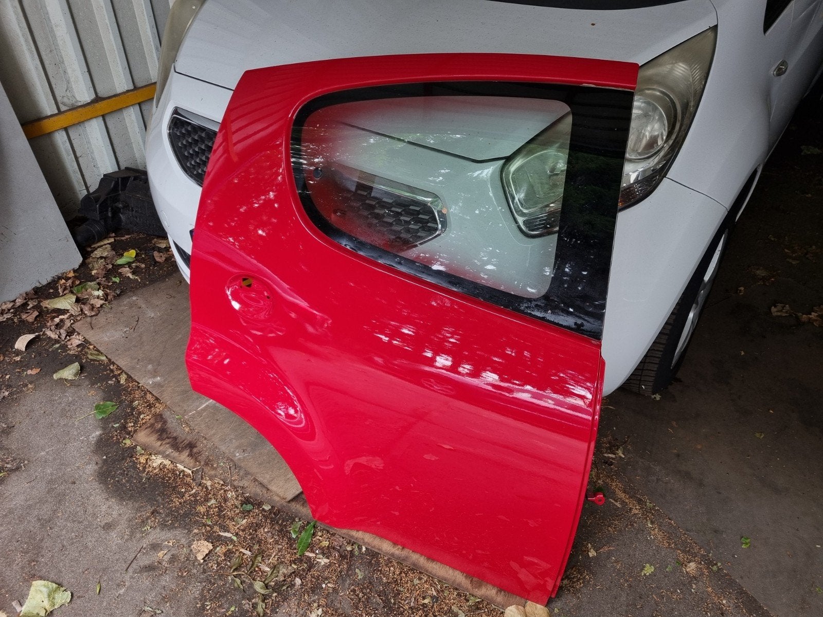 Peugeot 107 / Citroen C1 portier, deur rechts achter, Ophalen, Achter, Peugeot, Deur