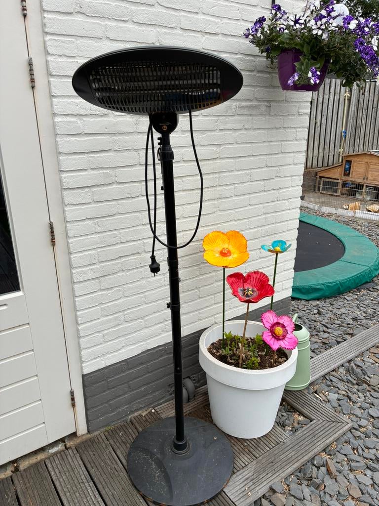 2 terrasverwarmers / heaters, Ophalen of Verzenden, Zo goed als nieuw