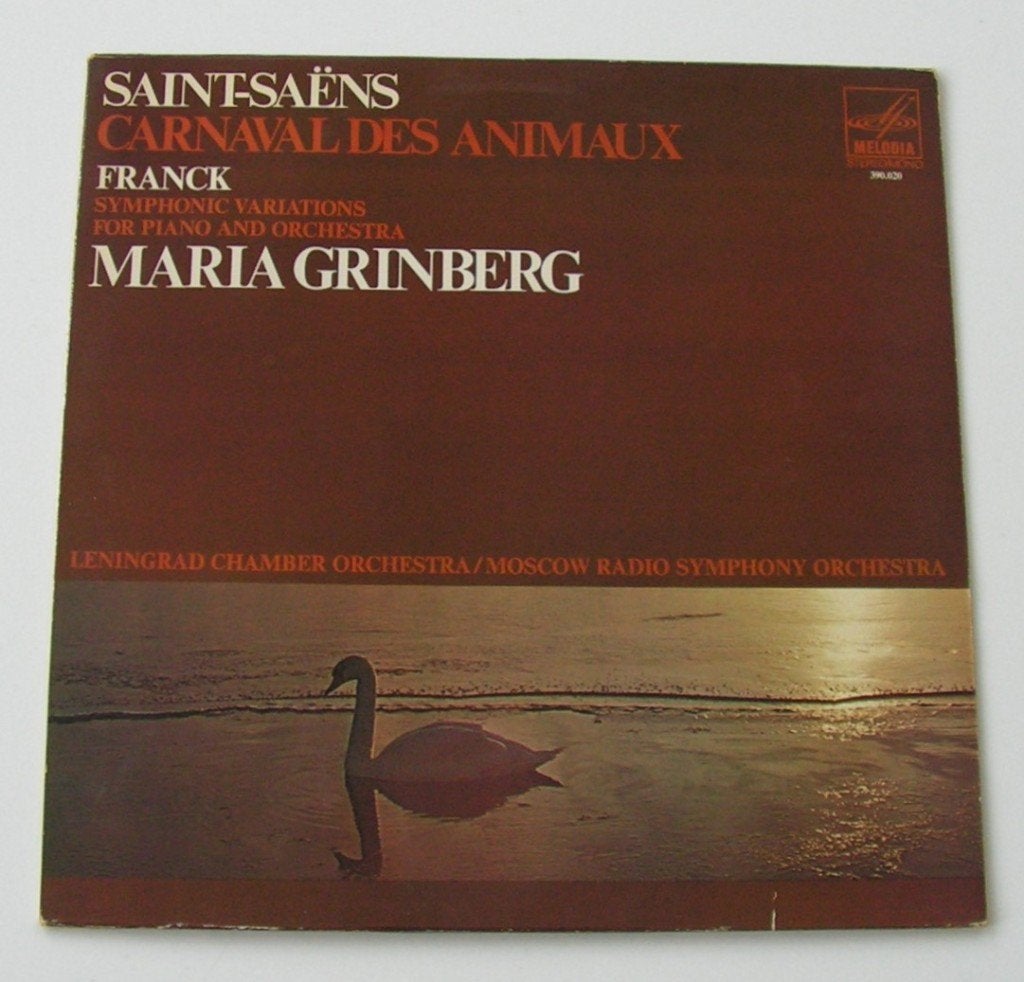 LP Saint-Saëns Maria Grinberg, LP, Ophalen of Verzenden, Inclusief binnenhoes, Kamermuziek