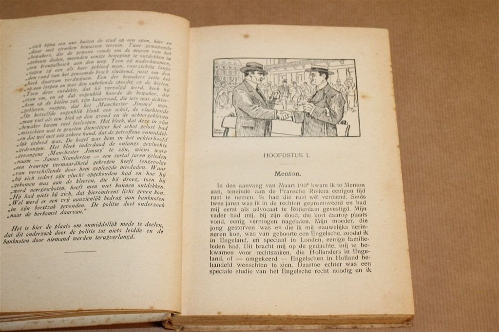 De Man uit Frankrijk — Ivans, Detective Antiek 1918, Boeken, Verzenden, Gelezen