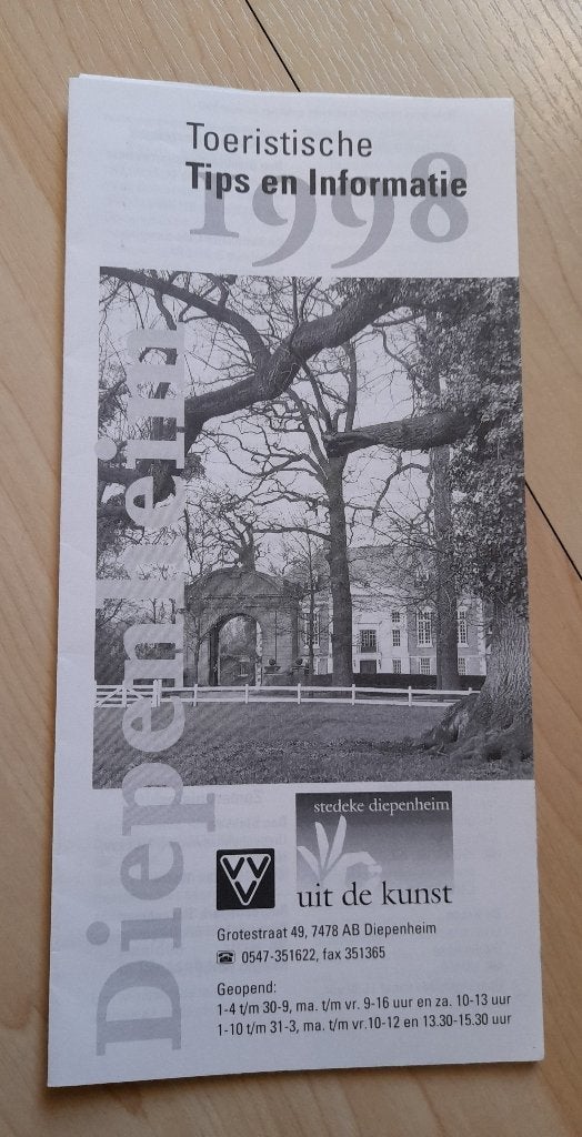 DIEPENHEIM 1998 TIPS EN INFORMATIE, Ophalen of Verzenden, Gelezen, Overige onderwerpen