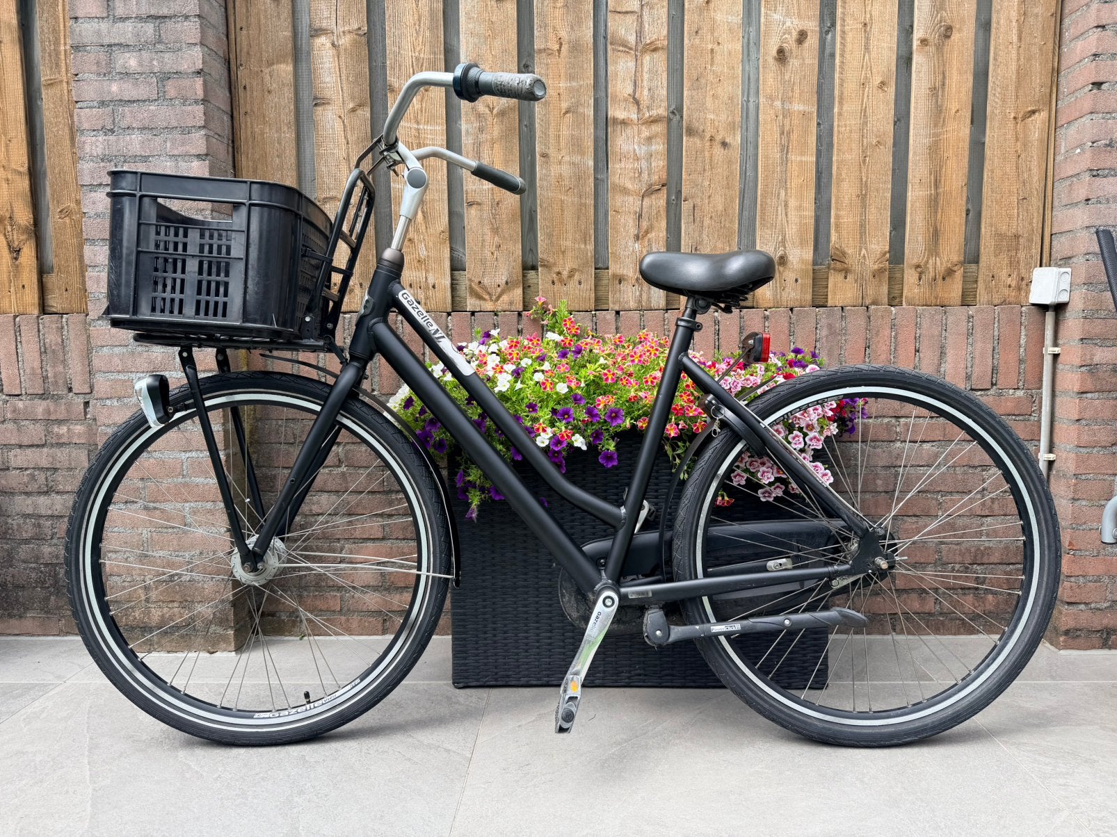 GAZELLE dames stads transportfiets, 56 cm of meer, Ophalen, Gebruikt, Terugtraprem