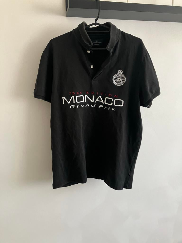 McGregor Monaco Grand Prix Polo - Zwart, Kleding | Heren, Ophalen of Verzenden, Gedragen, Maat 48/50 (M), Zwart