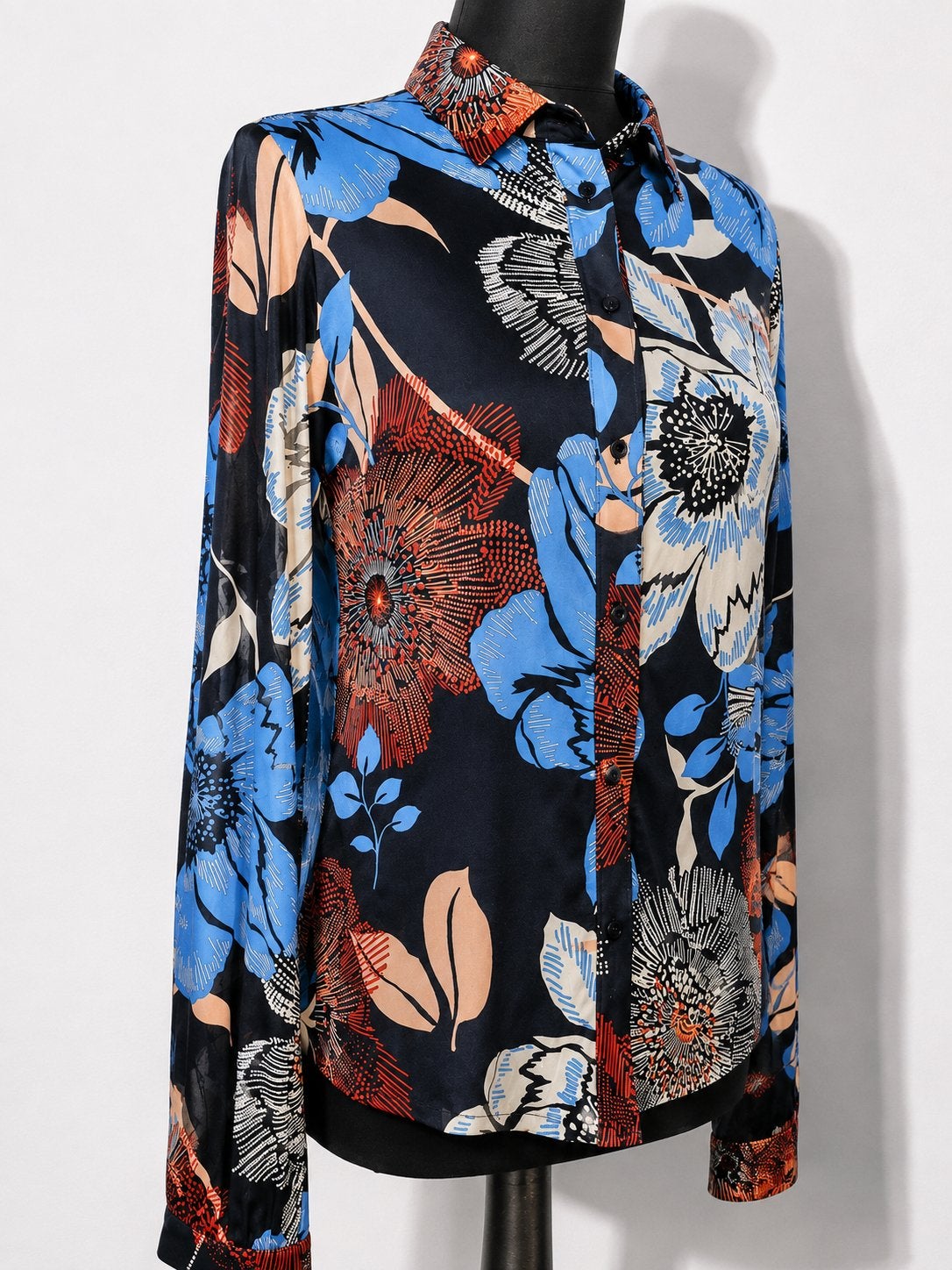 KYRA & KO Stretch Bloemenblouse 40 nieuw WP135, Kyra & Ko, Ophalen of Verzenden, Nieuw, Maat 38/40 (M)