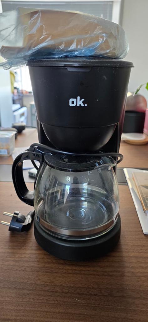 OK. Koffiezetapparaat OCM 7521 B + Inventum Melkopschuimer, Witgoed en Apparatuur, Koffiezetapparaten, Gebruikt, Gemalen koffie