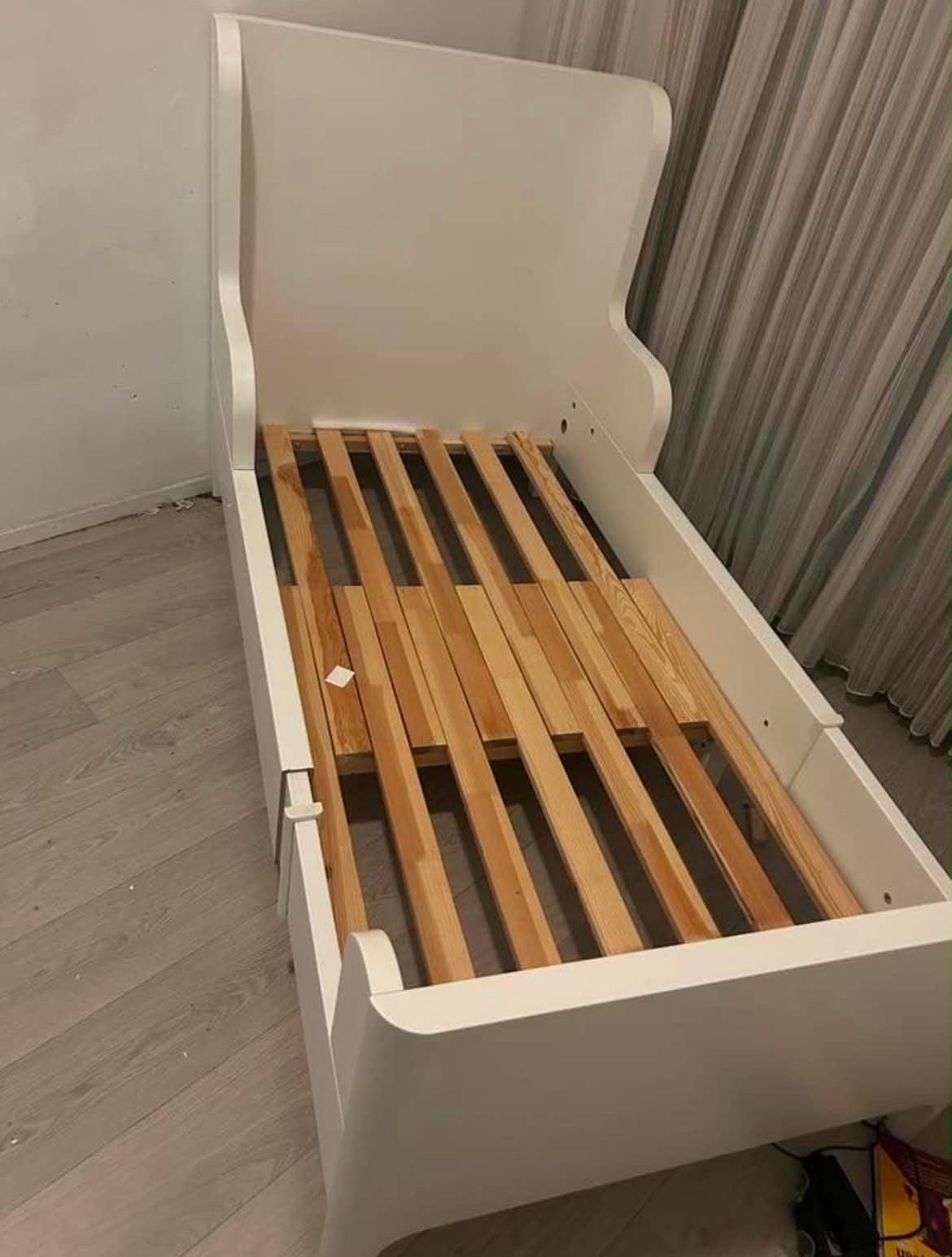 IKEA kinderbed inclusief matras - 200x80cm, Ophalen, Gebruikt, 70 tot 85 cm, Matras
