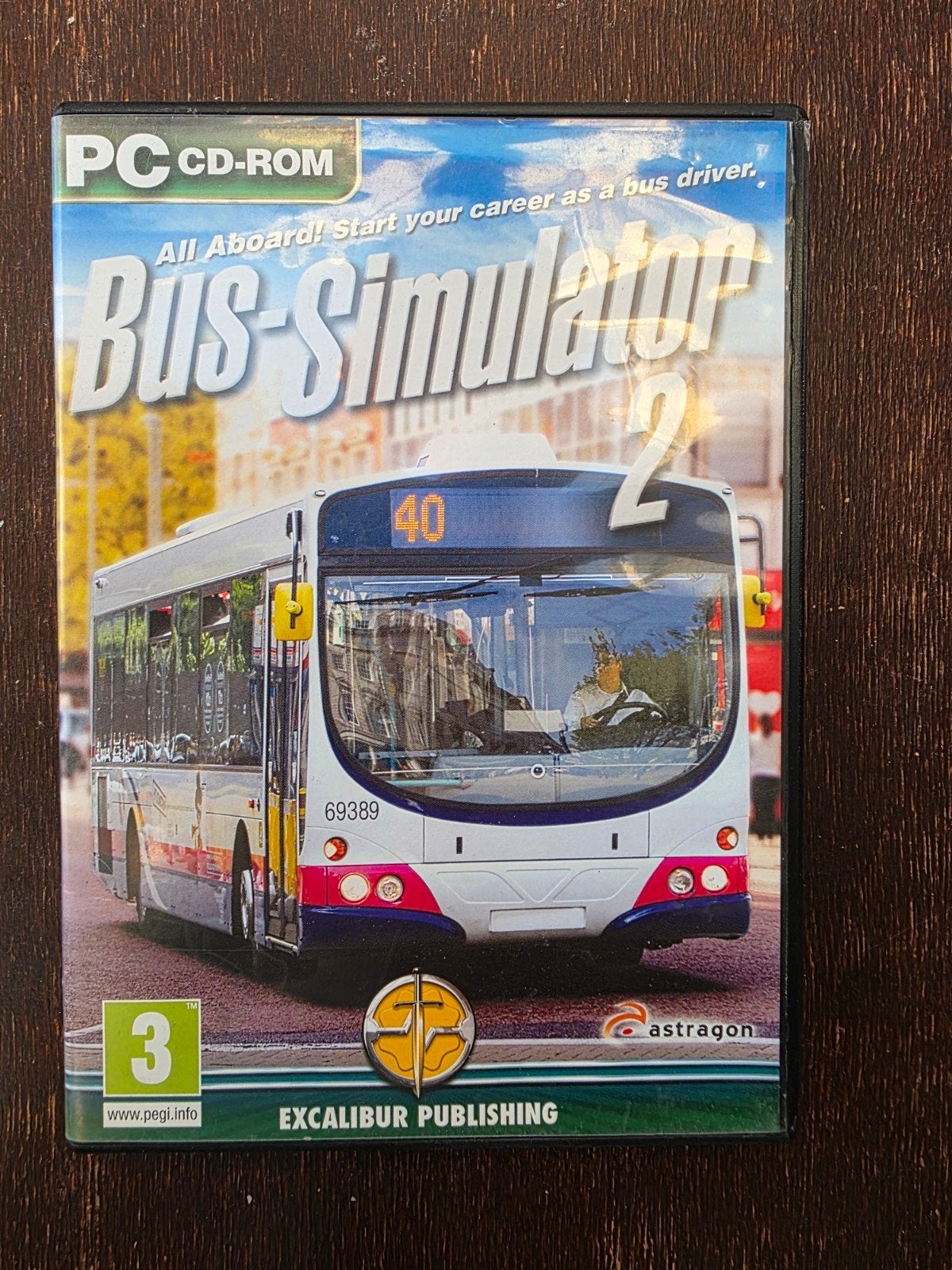 Pc game Bus-Simulator 2

Iedereen aan boord. Wanneer je jou, 1 speler, Ophalen of Verzenden, Zo goed als nieuw, Vanaf 3 jaar