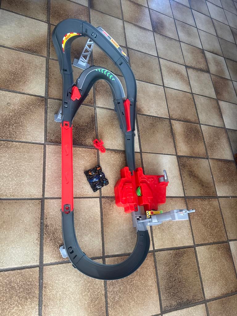 Hot Wheels F1 Racebaan met 3 Formule 1 Auto's, Ophalen, Zelf te bouwen, Hot Wheels, Handmatig