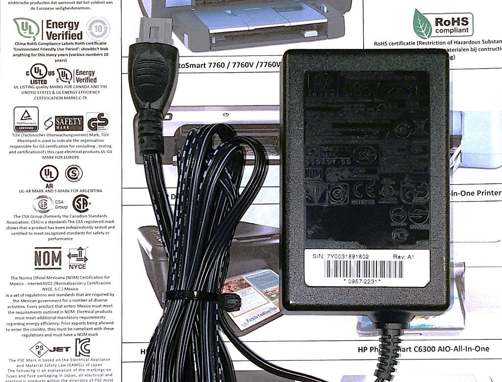 HP 0957-2231 LITE-ON PA-2231-02H-RoHS Adapter 32V 16V 32W, Computers en Software, Printerbenodigdheden, Ophalen of Verzenden, Zo goed als nieuw