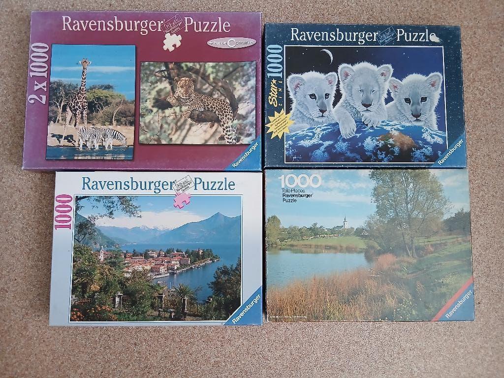 Legpuzzels x5, Ophalen of Verzenden, 500 t/m 1500 stukjes, Zo goed als nieuw, Legpuzzel