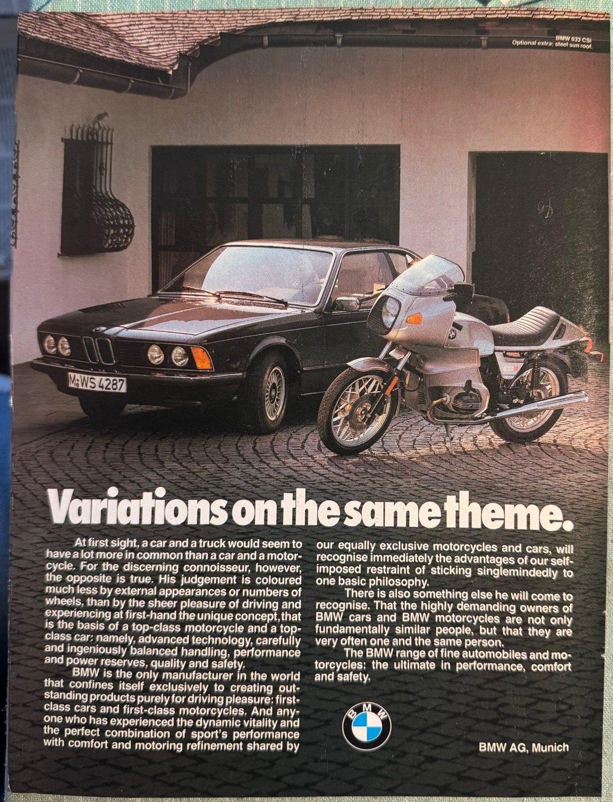 Advertentie BMW CSi en R100RS, Verzenden, Zo goed als nieuw, Motoren
