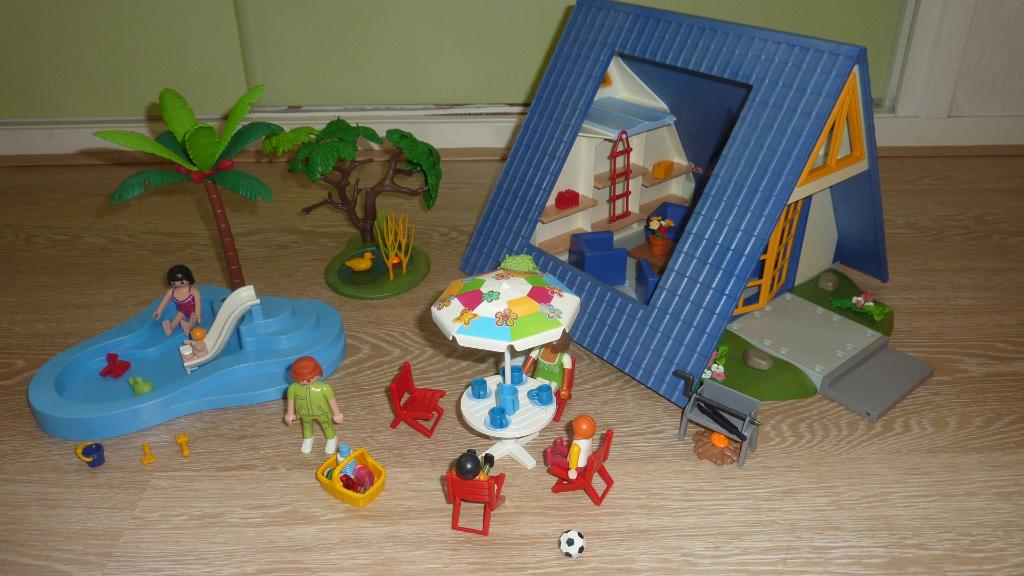 playmobil vakantiehuis met zwembad, Ophalen of Verzenden