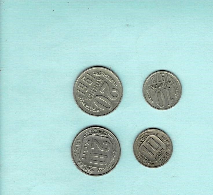`Rusland, set 4 munten, Verzenden, Koning Willem II, 2½ gulden