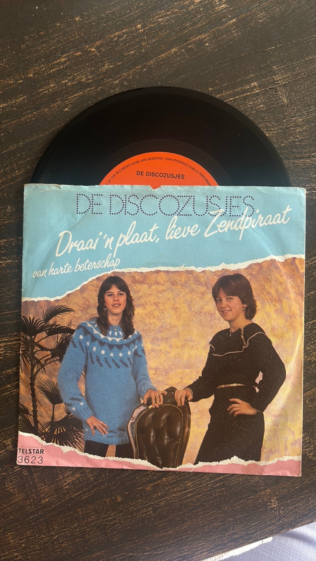 De Discozusjes - Draai ‘n plaat, lieve Zendpiraat, Cd's en Dvd's, Vinyl Singles, Ophalen of Verzenden, Zo goed als nieuw, Nederlandstalig