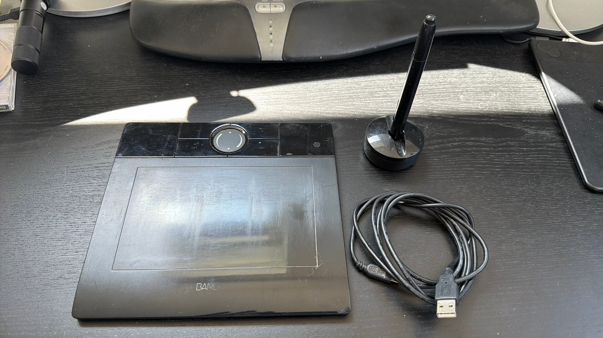 Bamboo wacom pen tablet mte-450, Computers en Software, Tekentablets, Ophalen, Gebruikt, Bedraad
