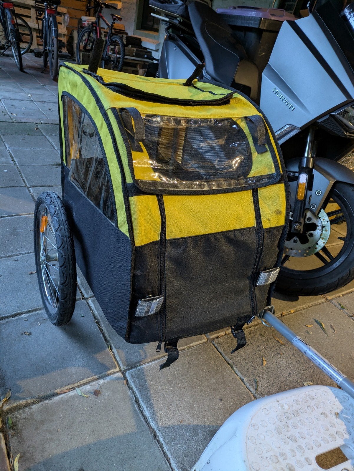 Hondenfietskar, Ophalen, Gebruikt, Hondenkar