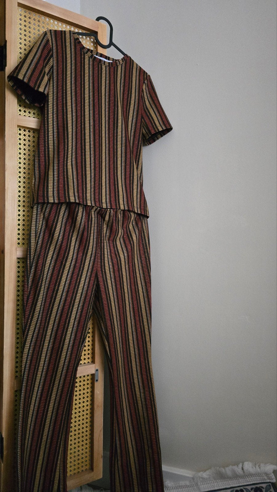 Costes- Leuke stretch broek met bijpassend truitje maat 38, Maat 38/40 (M), Overige kleuren, Ophalen of Verzenden, Zo goed als nieuw