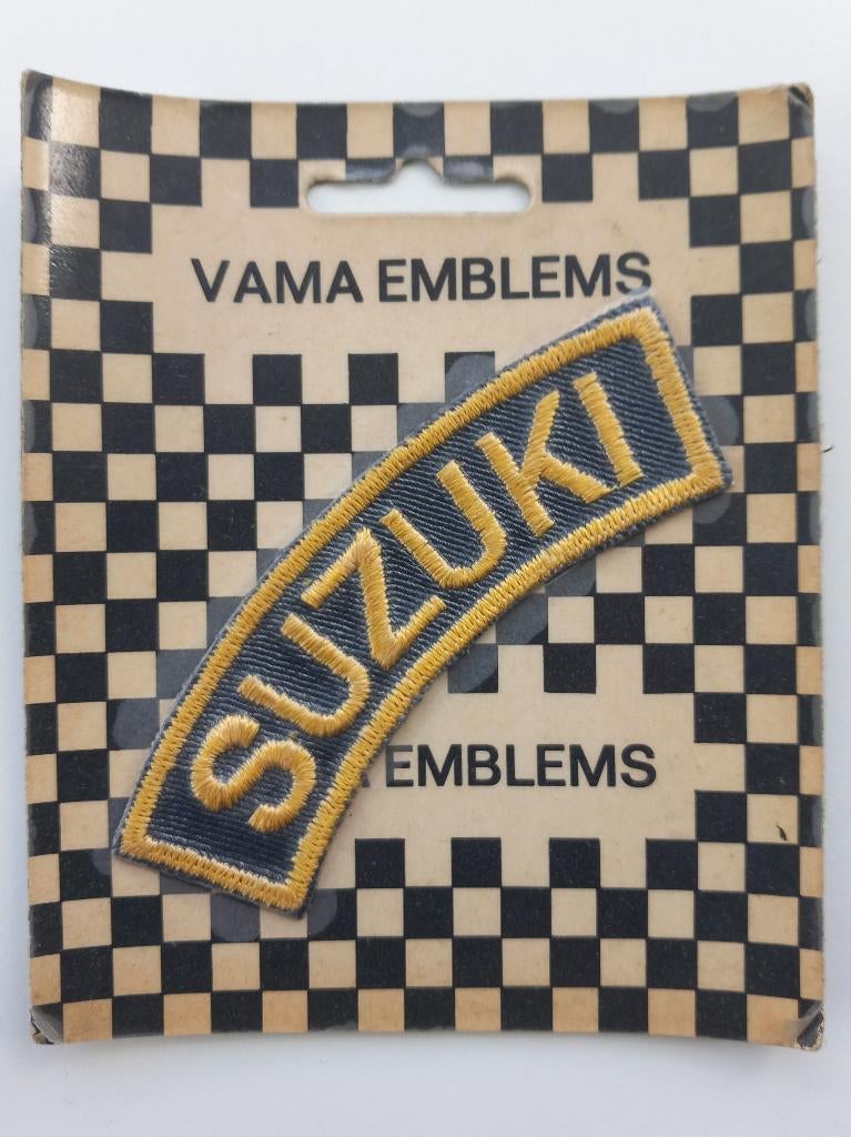 suzuki vama emblems patch opnaai embleem, Ophalen of Verzenden, Nieuw, Motoren