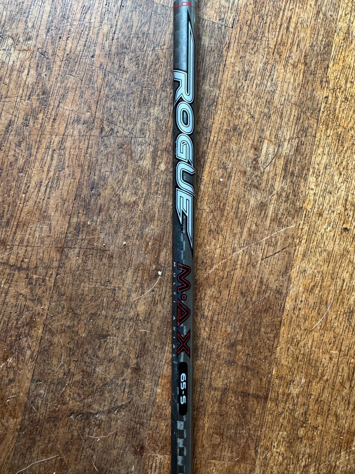 Golf shaft Driver - Rogue M.AX 65-S - Titleist adapter, Ophalen of Verzenden, Gebruikt, Overige typen, Overige merken