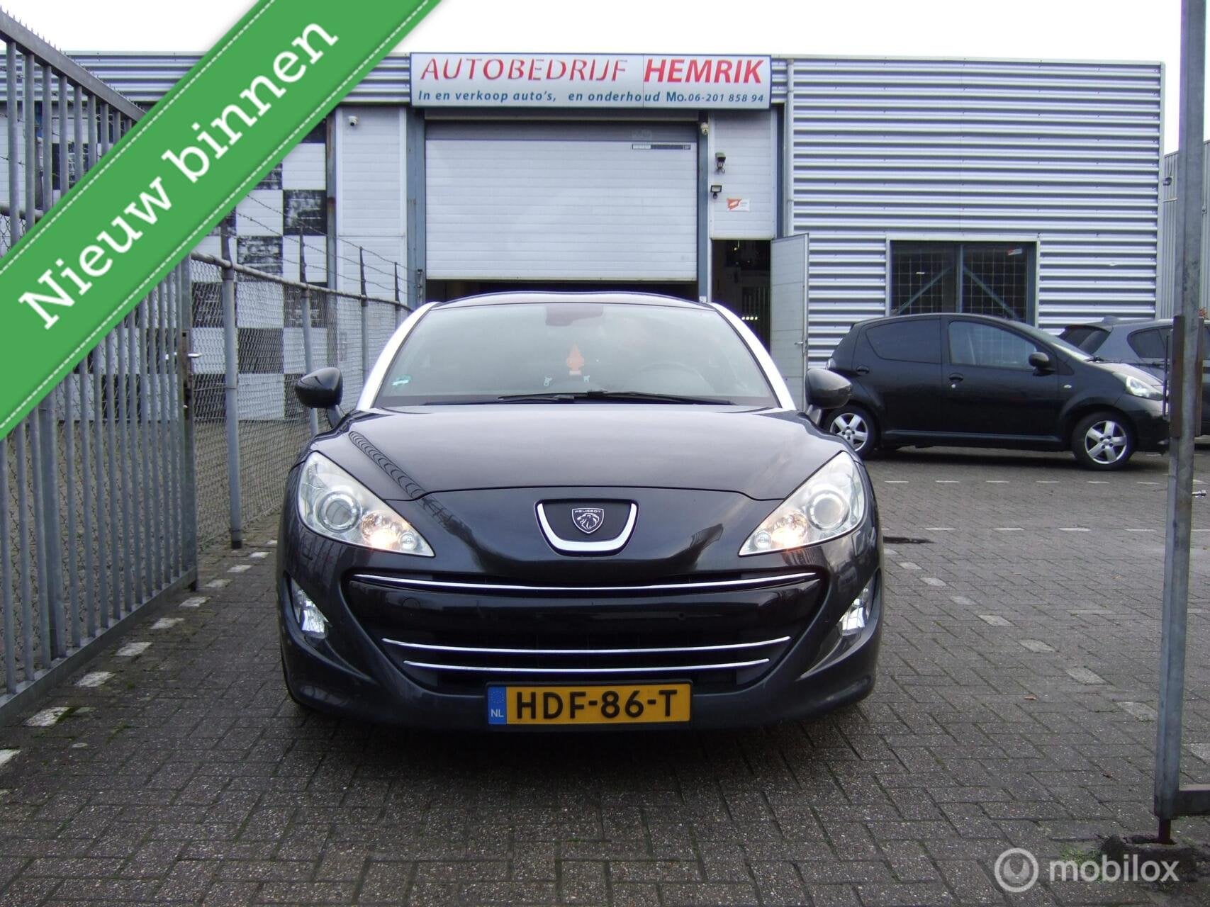 Peugeot RCZ 1.6 UNIEKE AUTO, Auto's, Peugeot, Voorwielaandrijving, Euro 5, Gebruikt, Zwart